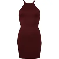 Superdry Strappy Recer Jersey Sleeveless Short Dress Rouge XL Femme