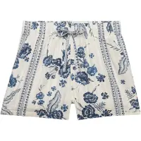 Superdry Pantalon crème / bleu nuit