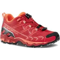 La Sportiva - Chaussures de randonnée journée - Ultra Raptor II JR Velvet/Flamingo - Taille Enfant 33 - Rouge