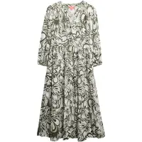 Superdry Robe olive / blanc cassé