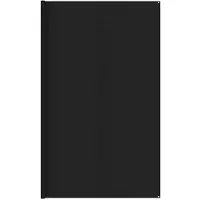 vidaXL Tapis de tente 400x600 cm Noir