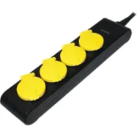 Logilink Prise de courant 4 voies Utilisation extérieure IP44