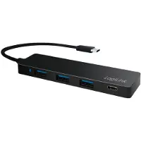 Logilink Hub USB C 3.2 Gen 1 4 ports très plat noir (1 blister)