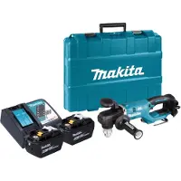 Makita DDA 450 ZK Akku Winkelbohrmaschine 18 V 70 Nm Brushless + 2x Akku 9,0 Ah + Ladegerät + Koffer