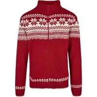 Brandit Vestes en maille rouge / blanc