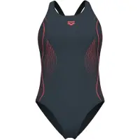 Arena Maillot de bain 1 pièce femme Grid V Back Graphic