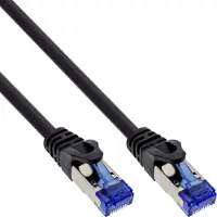 InLine câble patch armé, U/FTP, Cat.6A, noir, 20m