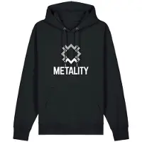 Metality Sweat-shirt à capuche de - Herren Hoodie - M - 5XL - pour Homme - noir - Taille 3XL