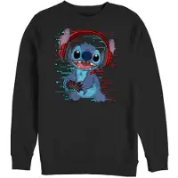 Lilo & Stitch Sweat-shirt Disney de - Stitch Games - S - 3XL - pour Femme - noir - Taille XL