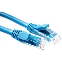 ACT ADVANCED CABLE TECHNOLOGY Câble de raccordement CAT6 U/UTP bleu de 5 mètres au niveau des composants avec connecteurs RJ45