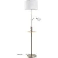 LINDBY Lampadaire , Aovan, Gris, Salon / séjour, Métal, Moderne