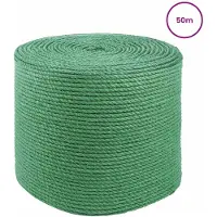 vidaXL Corde en Jute Vert Jute 100% Tossa