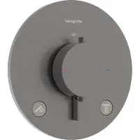 Hansgrohe Thermostat UP Ecostat Comfort S Kit de finition 2 consommateurs BBC, 1 pièce.