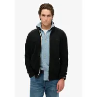 Superdry Veste de survêtement 'Essential' noir