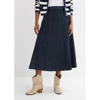 Bonprix Jupe midi en jean