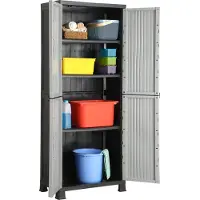 vidaXL Armoire en plastique 68x39x171,5 cm