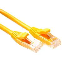 ACT Câble de raccordement CAT5E jaune de 5 mètres U/UTP