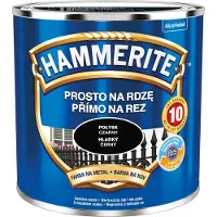 Akzo Nobel Hammerite - Vernis de protection métallique brillant noir 0,25 l