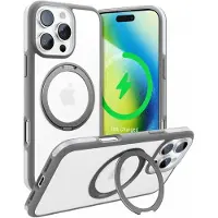 Torras Ostand R Fusion Case for iPhone 16 Pro (Gray)