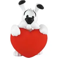 Plastoy Idefix avec un cur rouge