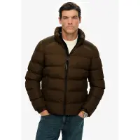 Superdry pour homme. M5012287A Sports Puffer Jacket brown (S), Marron, Casuel, Polyester