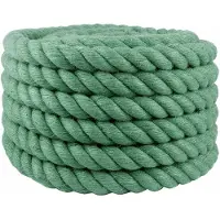 vidaXL Corde en Jute Vert Jute 100% Tossa