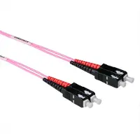 ACT 7 mètres de câble patch LSZH multimode 50/125 OM4 fibre duplex avec connecteurs SC (7 m)