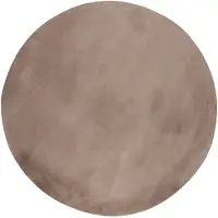 NATURL. Tapis oriental - Cozy Taupe | Ø 80 cm | Rond | Pile courte