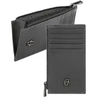 HUGO BOSS Femmes, Portefeuille, Double B Cardholder With Zip, Gris