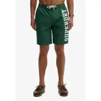 Superdry Logo 19 Swimming Shorts Vert L Homme