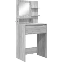 vidaXL Coiffeuse chambre gris Sonoma 80 x 39,6 x 135 cm