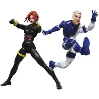 Hasbro Figurines Marvel Legends Avengers, lot de 2 : Black Widow et Quicksilver, 15 cm