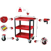 Ks Tools Nom ECOline Chariot de service d'atelier, H850xL680xP425mm - 890.0001