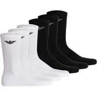 Emporio Armani Chaussettes de sport noir / blanc