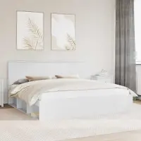 vidaXL Cadre de lit noir 75 x 190 cm Pin massif