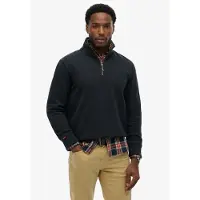 Superdry Essential Logo Half Zip Sweatshirt Bleu L Homme