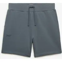 Superdry pour homme. M7110484A Short Essential Logo Classic Bleu (S), Casuel, Coton