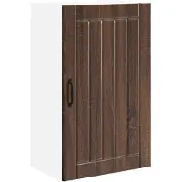 vidaXL Armoire murale LUCCA, chêne brun, 50 x 31 x 80 cm, aggloméré