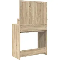 vidaXL Coiffeuse de chambre à coucher chêne Sonoma 80 x 39,6 x 135 cm