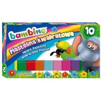 St. Majewski Pâte à modeler carrée pour enfants, 10 couleurs