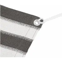 vidaXL Tapis de tente anthracite et blanc 400x600 cm PEHD