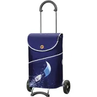 Andersen Shopper Valisette 'Scala' bleu foncé / mélange de couleurs