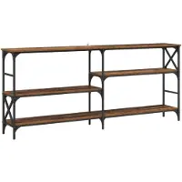 vidaXL Table console métal PB