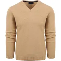 Suitable Pull Laine Col-V Beige