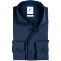 R2 Chemise Laine Bleu Foncé