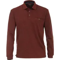Casamoda Polo ML Foncé Rouge taille M