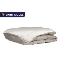 Big Buy Cooking HUDSON Microfibre Couette légère 200g / m 240x260cm Taupe et lin