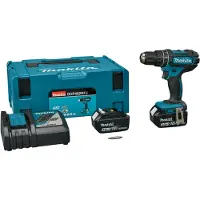 Makita Dhp482rfj 18v Hammer Drill Bleu One Size / EU Plug 220V