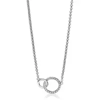 Zinzi Chaîne en argent avec zirconium