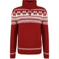 Brandit Pull-over rouge / blanc
